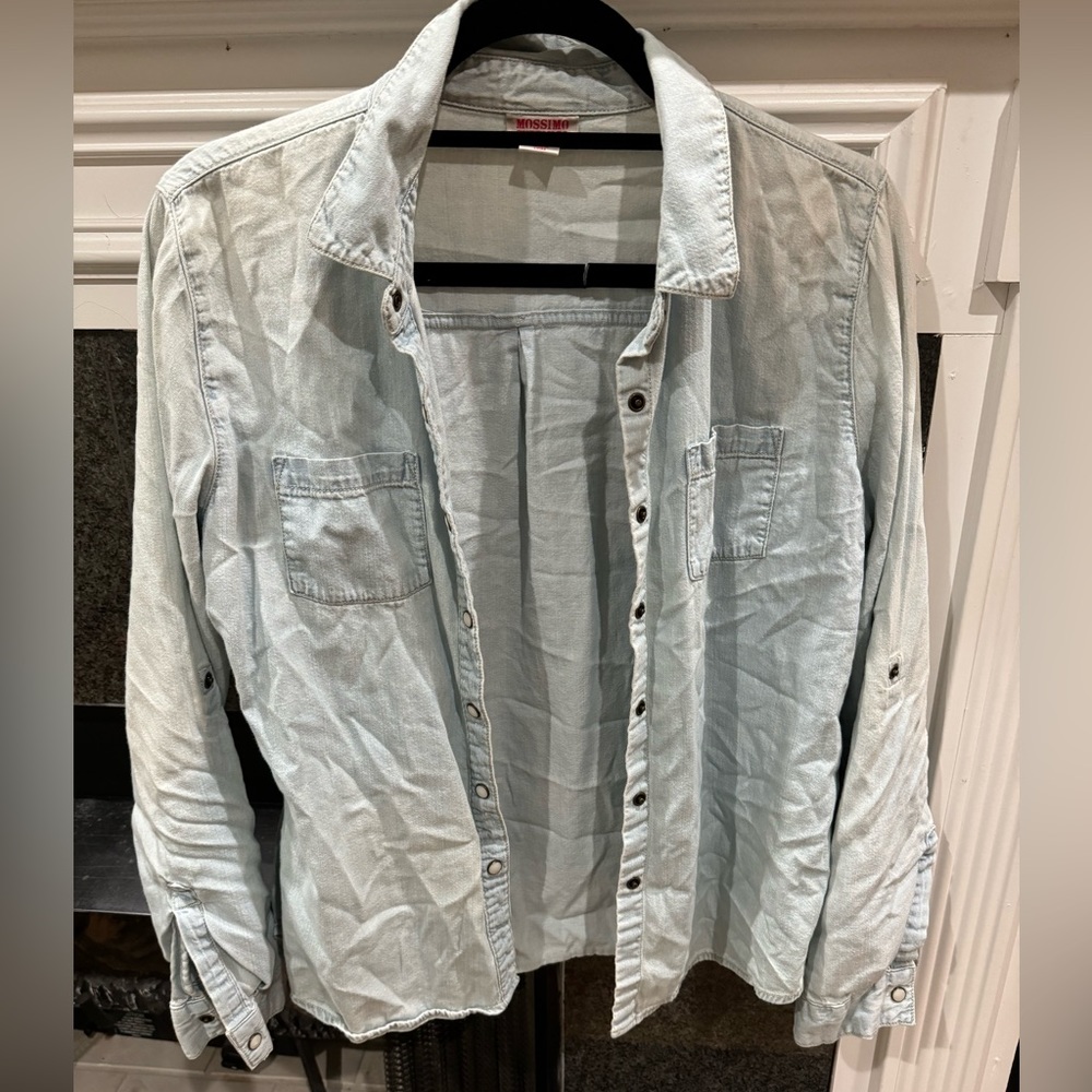 mossimo supply co light blue button up - L - Great Condition